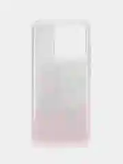 Пастельно-коралловый чехол Xiaomi Redmi 9C, Redmi 9C NFC, Redmi 10A, Редми 9С переливающийся жидкий с блестками