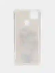 Прозрачный чехол Xiaomi Redmi 9C, Redmi 9C NFC, Redmi 10A, Редми 9С переливающийся жидкий с блестками