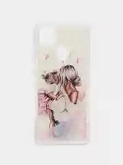 Прозрачный чехол Xiaomi Redmi 9C, Redmi 9C NFC, Redmi 10A, Редми 9С переливающийся жидкий с блестками