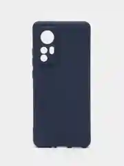 Темно-синий чехол Xiaomi 12 / 12X / 12S Сяоми 12 / 12Х / 12С силиконовый, цветной, матовый