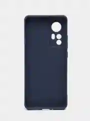 Темно-синий чехол Xiaomi 12 / 12X / 12S Сяоми 12 / 12Х / 12С силиконовый, цветной, матовый