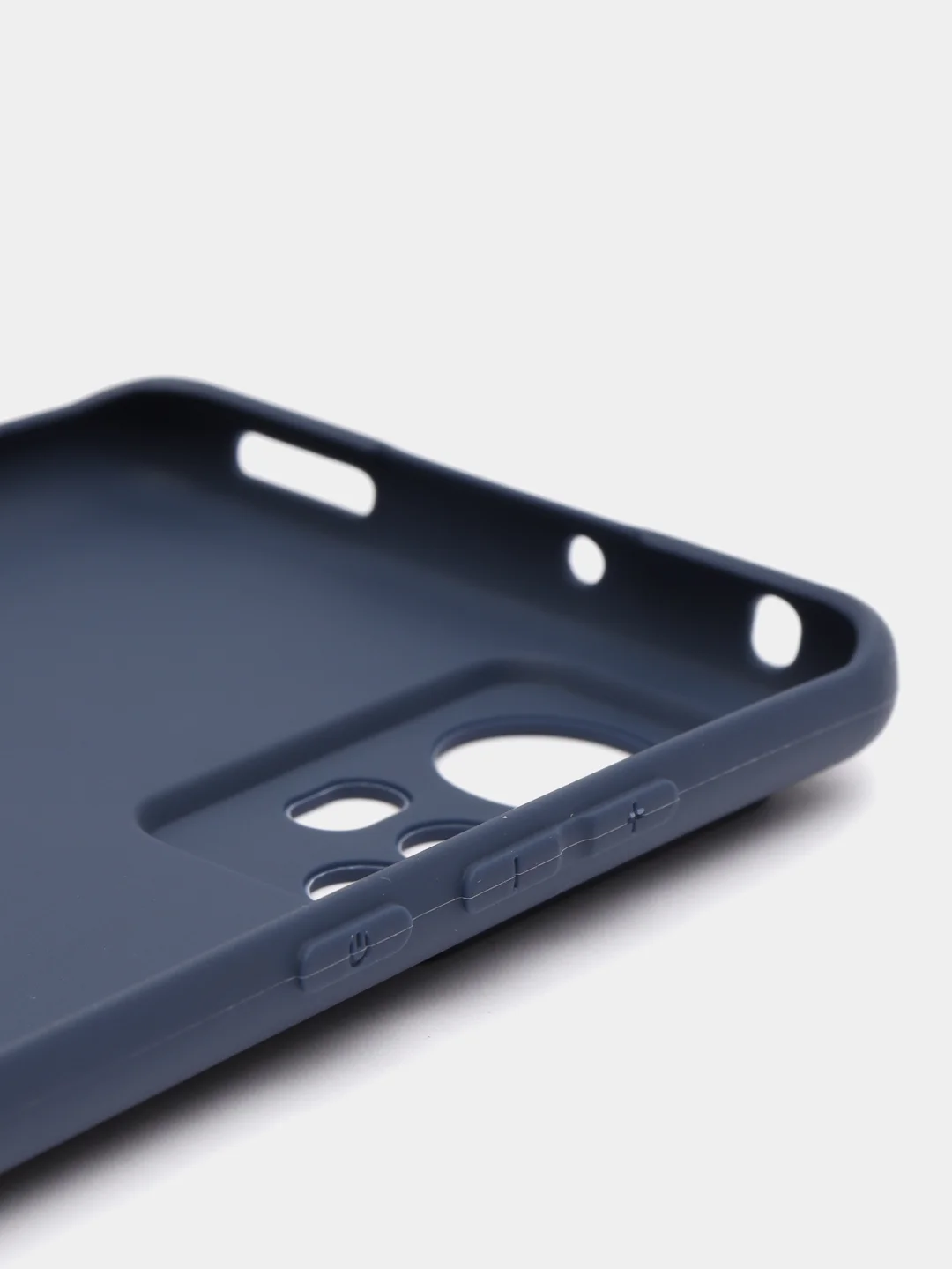 Темно-синий чехол Xiaomi 12 / 12X / 12S Сяоми 12 / 12Х / 12С силиконовый, цветной, матовый