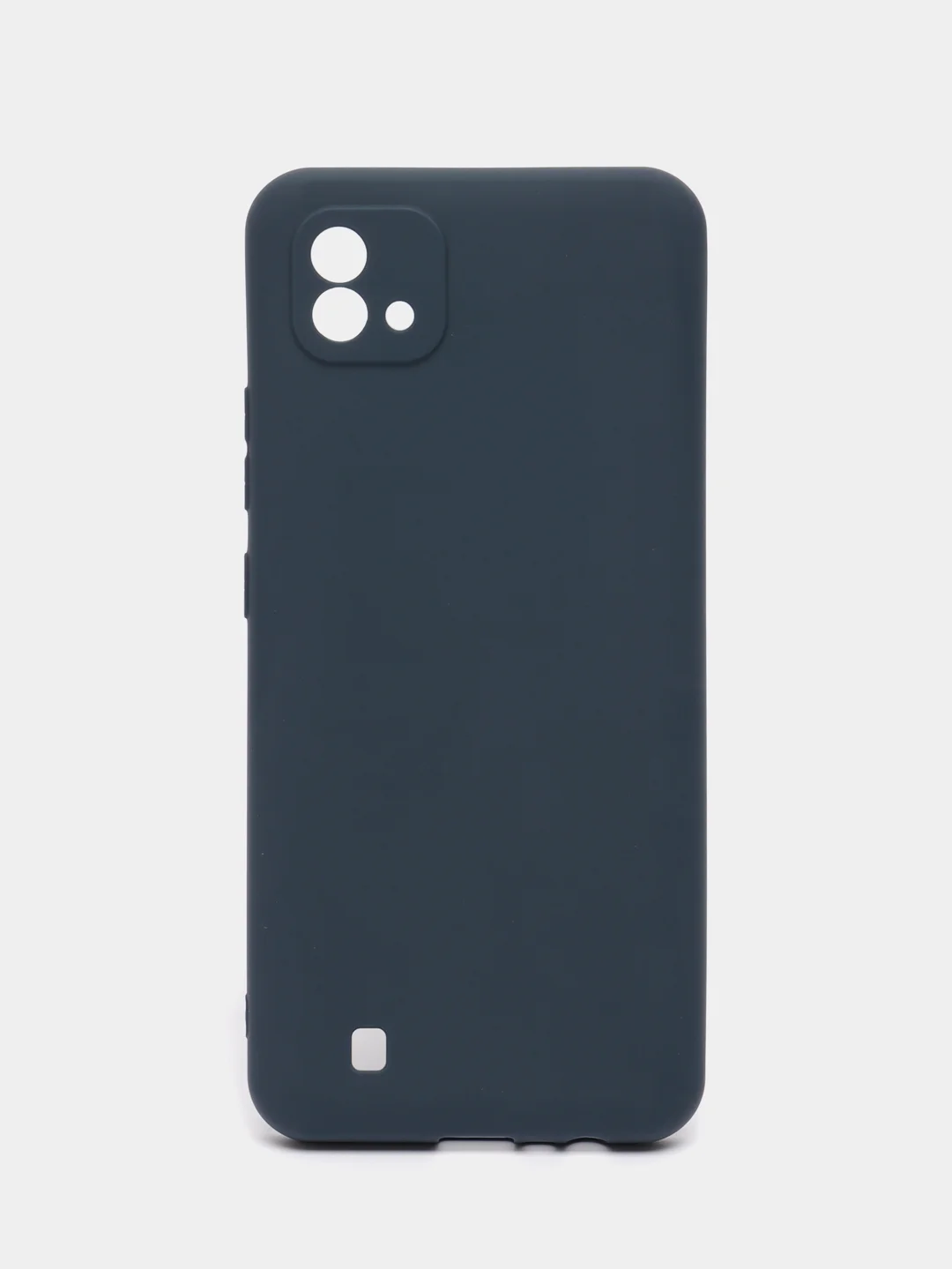 Синий чехол Realme C11 2021 / Realme C20 Реалми С11 2011 / С20 силиконовый цветной матовый