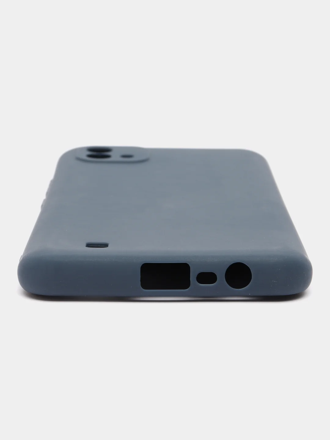 Синий чехол Realme C11 2021 / Realme C20 Реалми С11 2011 / С20 силиконовый цветной матовый