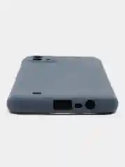 Синий чехол Realme C11 2021 / Realme C20 Реалми С11 2011 / С20 силиконовый цветной матовый