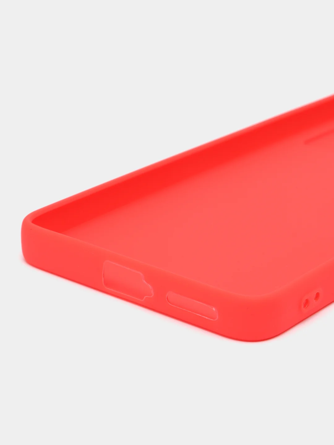 Красный чехол Xiaomi Poco X4 Pro 5G (Сяоми Поко Х4 Про) силиконовый, цветной, матовый
