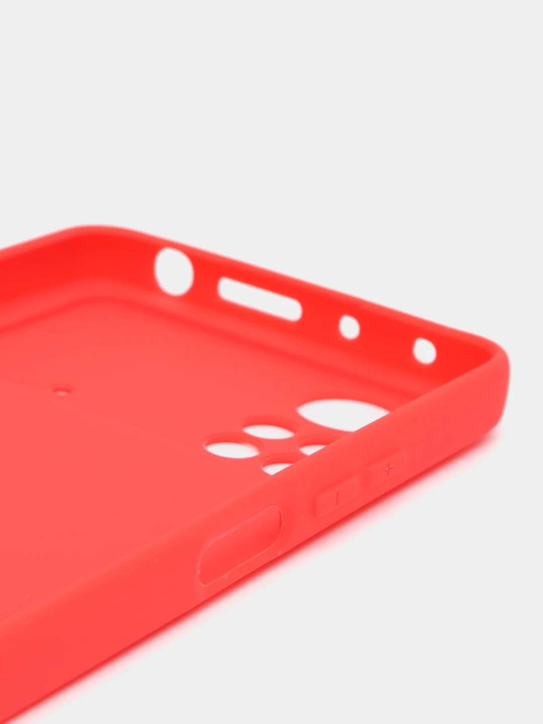 Красный чехол Xiaomi Poco X4 Pro 5G (Сяоми Поко Х4 Про) силиконовый, цветной, матовый