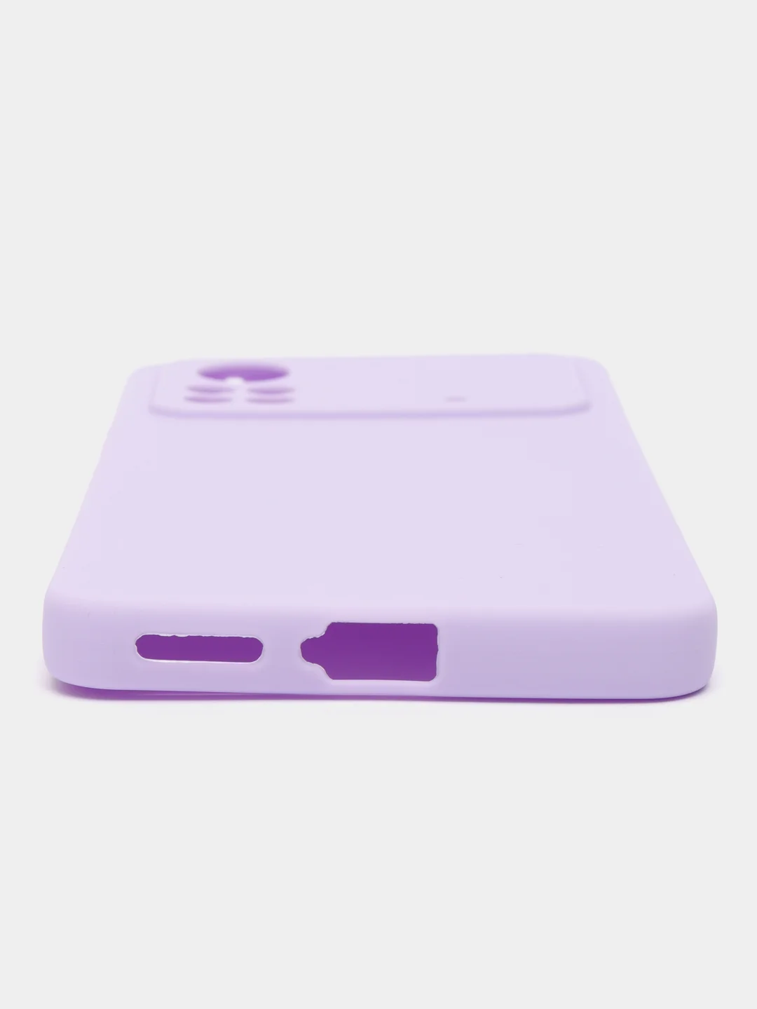 Лавандовый чехол Xiaomi Poco X4 Pro 5G (Сяоми Поко Х4 Про) силиконовый, цветной, матовый