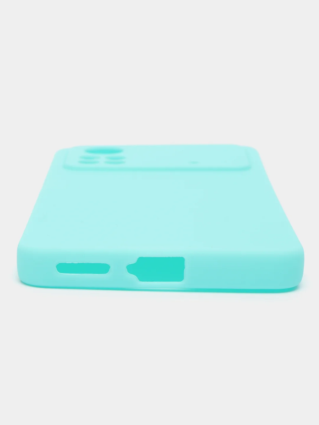 Бирюзовый чехол Xiaomi Poco X4 Pro 5G (Сяоми Поко Х4 Про) силиконовый, цветной, матовый