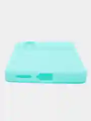 Бирюзовый чехол Xiaomi Poco X4 Pro 5G (Сяоми Поко Х4 Про) силиконовый, цветной, матовый