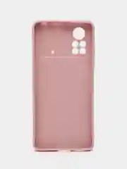 Коралловый меланж чехол Xiaomi Poco X4 Pro 5G (Сяоми Поко Х4 Про) силиконовый, цветной, матовый