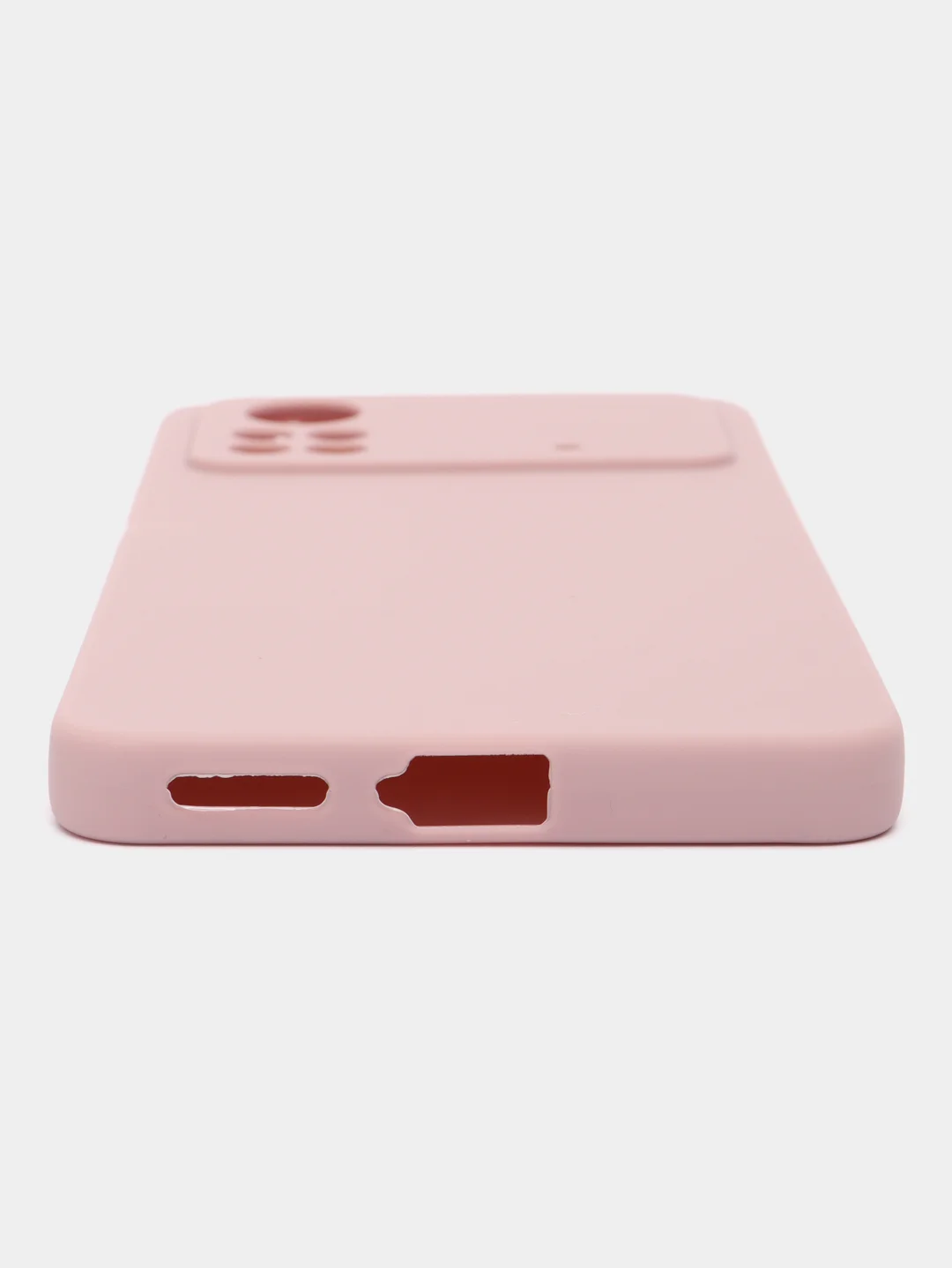Коралловый меланж чехол Xiaomi Poco X4 Pro 5G (Сяоми Поко Х4 Про) силиконовый, цветной, матовый