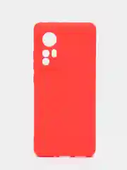 Красный чехол Xiaomi 12 / 12X / 12S Сяоми 12 / 12Х / 12С силиконовый, цветной, матовый