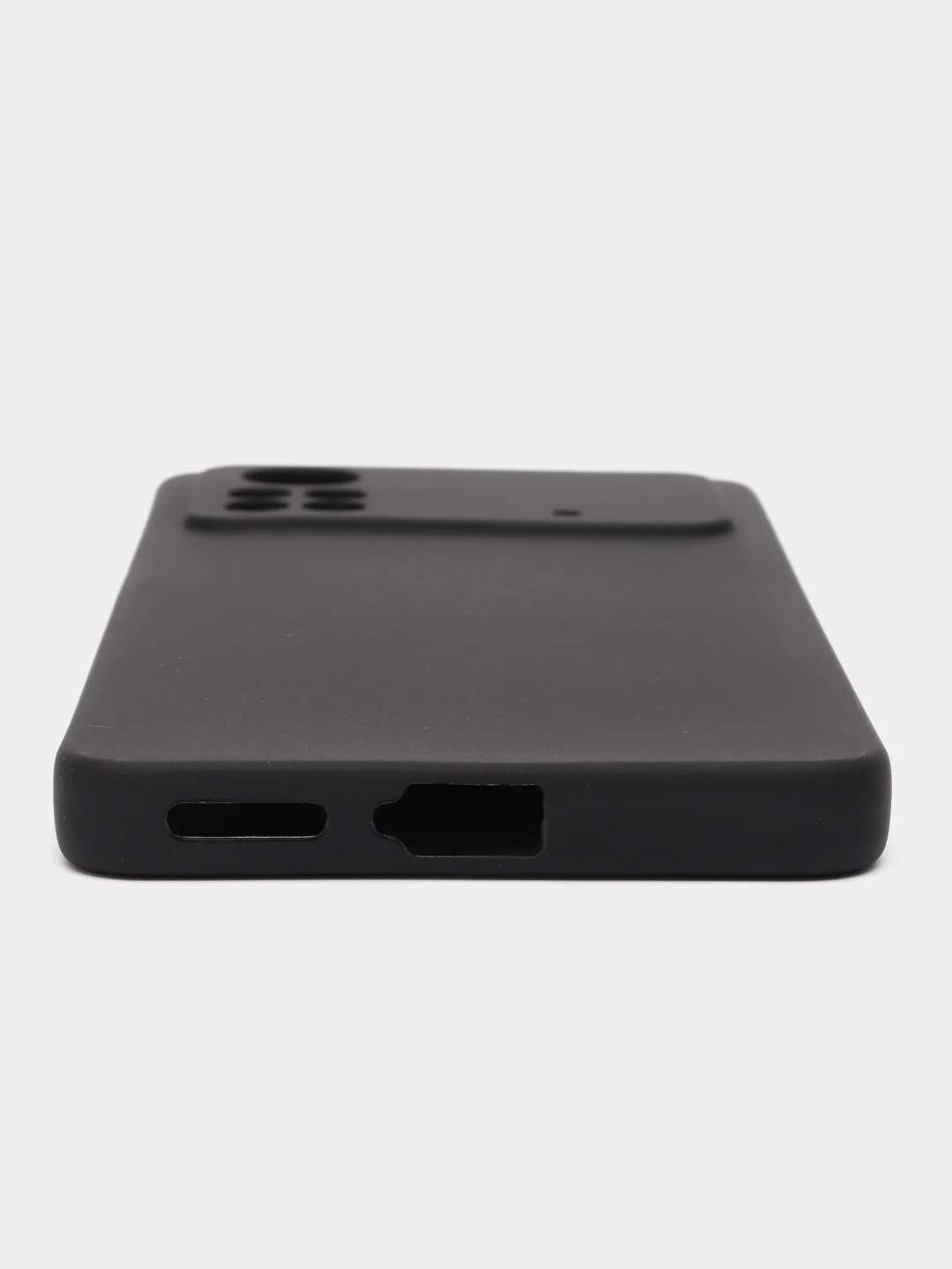 Черный чехол Xiaomi Poco X4 Pro 5G (Сяоми Поко Х4 Про) силиконовый, цветной, матовый
