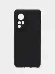Черный чехол Xiaomi 12 / 12X / 12S Сяоми 12 / 12Х / 12С силиконовый, цветной, матовый