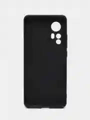 Черный чехол Xiaomi 12 / 12X / 12S Сяоми 12 / 12Х / 12С силиконовый, цветной, матовый