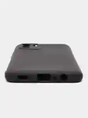 Черный чехол Samsung Galaxy A03, Самсунг Галакси А03 силиконовый, цветной, матовый