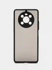 Черный чехол пластиковый Honor X9, X30 (Хонор Х9, Х30), матовый, с цветными кнопками
