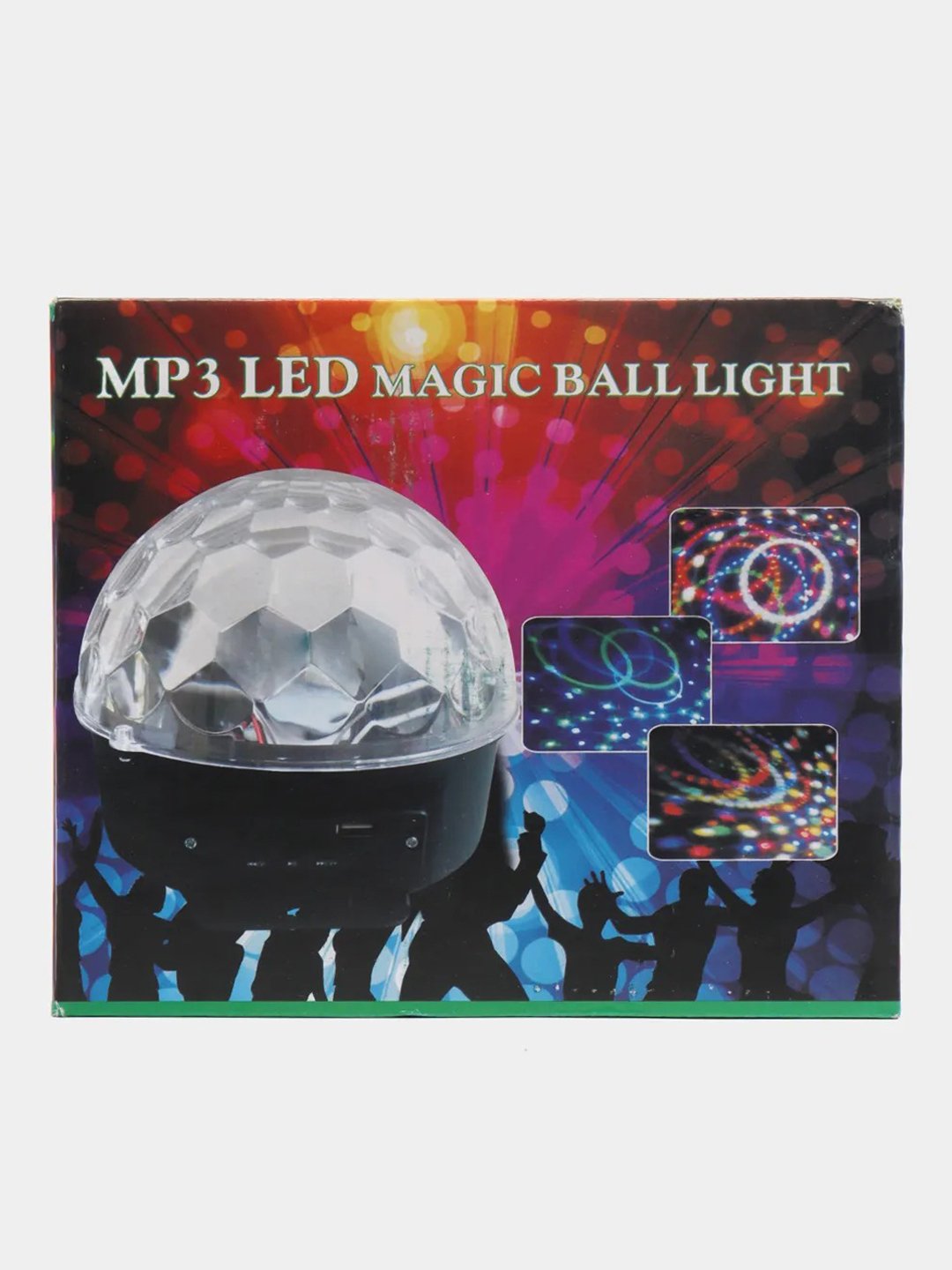 Светодиодный музыкальный диско шар, колонка Magic Ball Light, с Bluetooth  купить по цене 740 ₽ в интернет-магазине Магнит Маркет