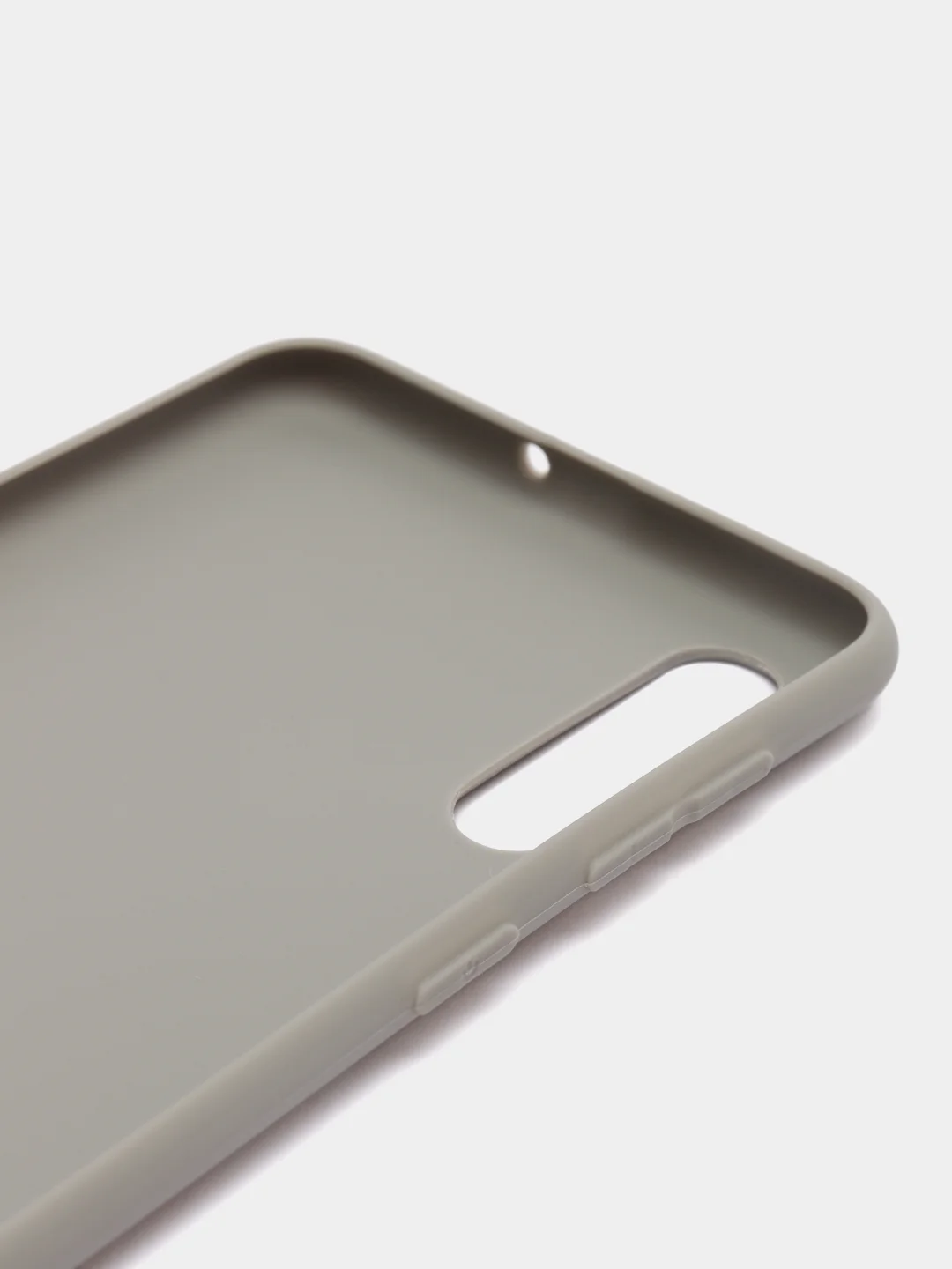 Серый чехол силиконовый Samsung Galaxy A50, A30s, A50s