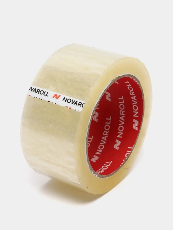Скотч "Новаролл", прозрачный, 40-150 м, 48 мм