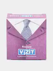 Презервативы VIZIT Ribbed ребристые, 3 штуки