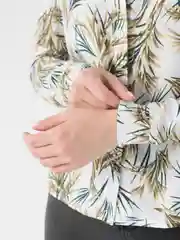 Белый рубашка женская с длинным рукавом