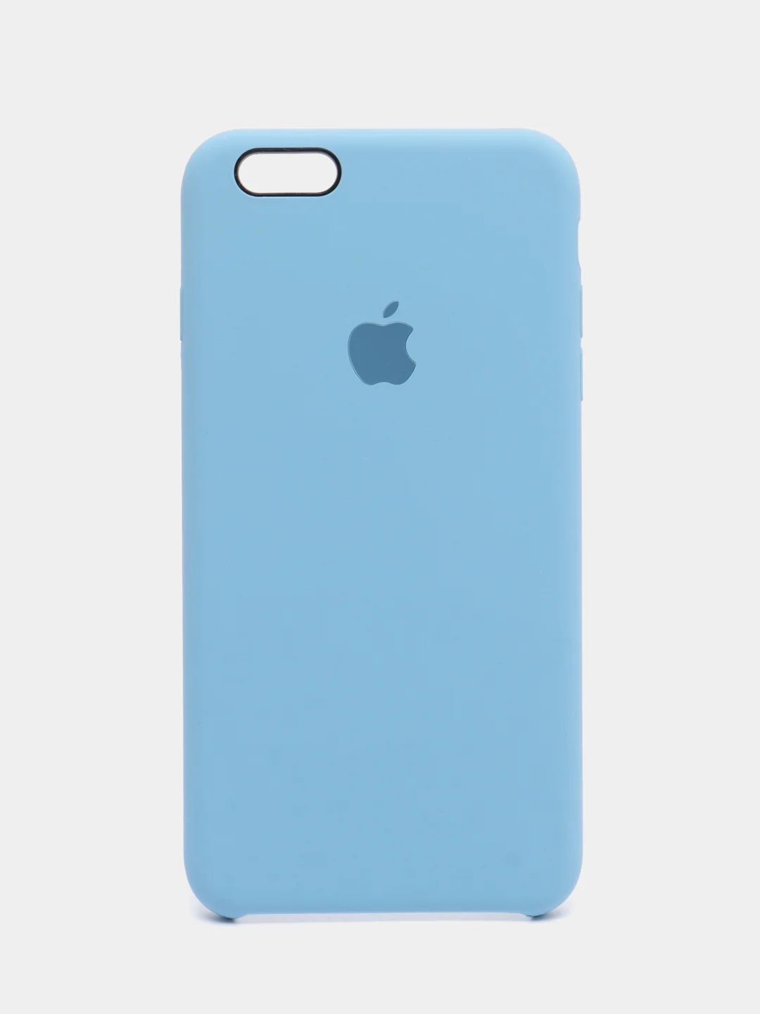 Небесно-голубой силиконовый чехол iPhone 6 Plus / 6S Plus, с открытым низом