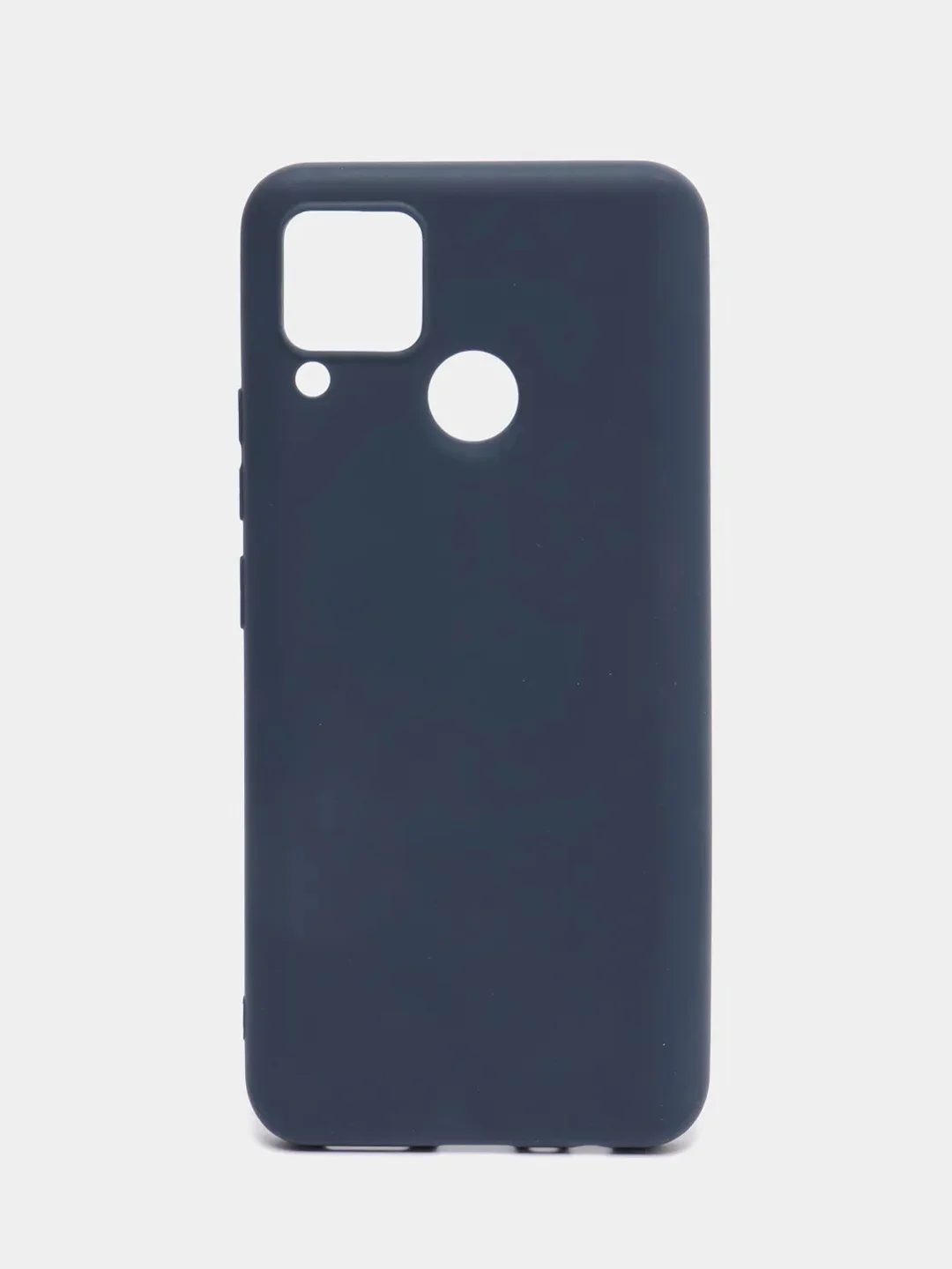 Темно-синий чехол для Realme C15 силиконовый
