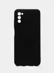 Черный чехол Samsung Galaxy A03s, силиконовый