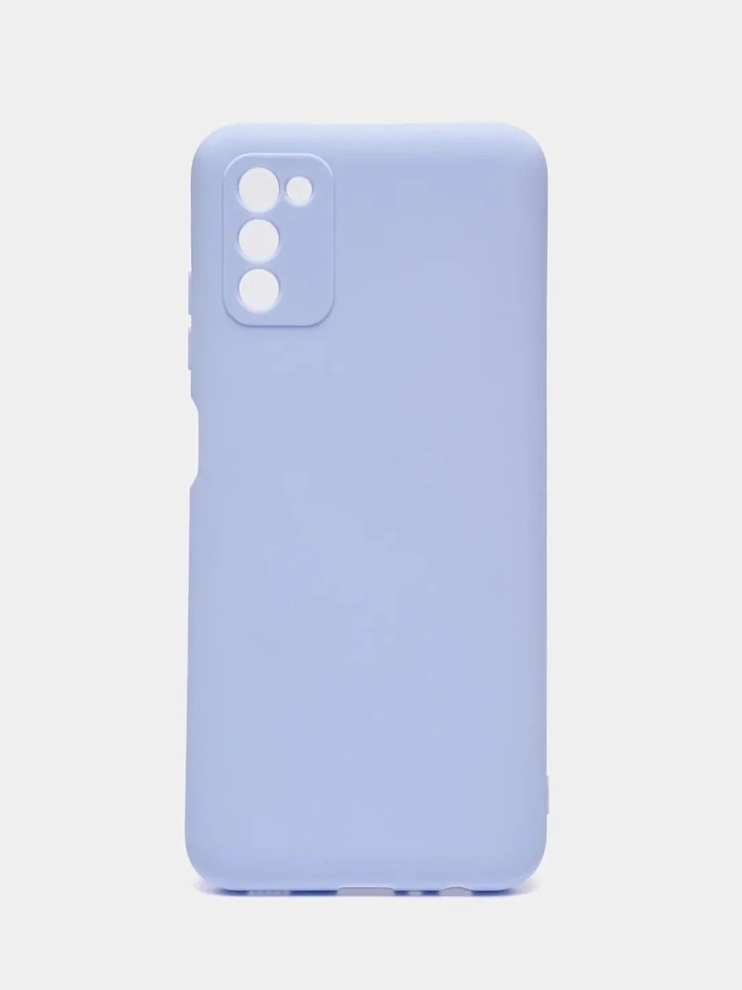 Небесно-голубой чехол Samsung Galaxy A03s, силиконовый