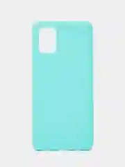 Бирюзовый чехол Samsung Galaxy A71, силиконовый