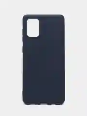 Темно-синий чехол Samsung Galaxy A71, силиконовый