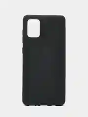 Черный чехол Samsung Galaxy A71, силиконовый