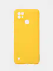 Желтый чехол для Realme C21 / C20 / C11 2021 силиконовый