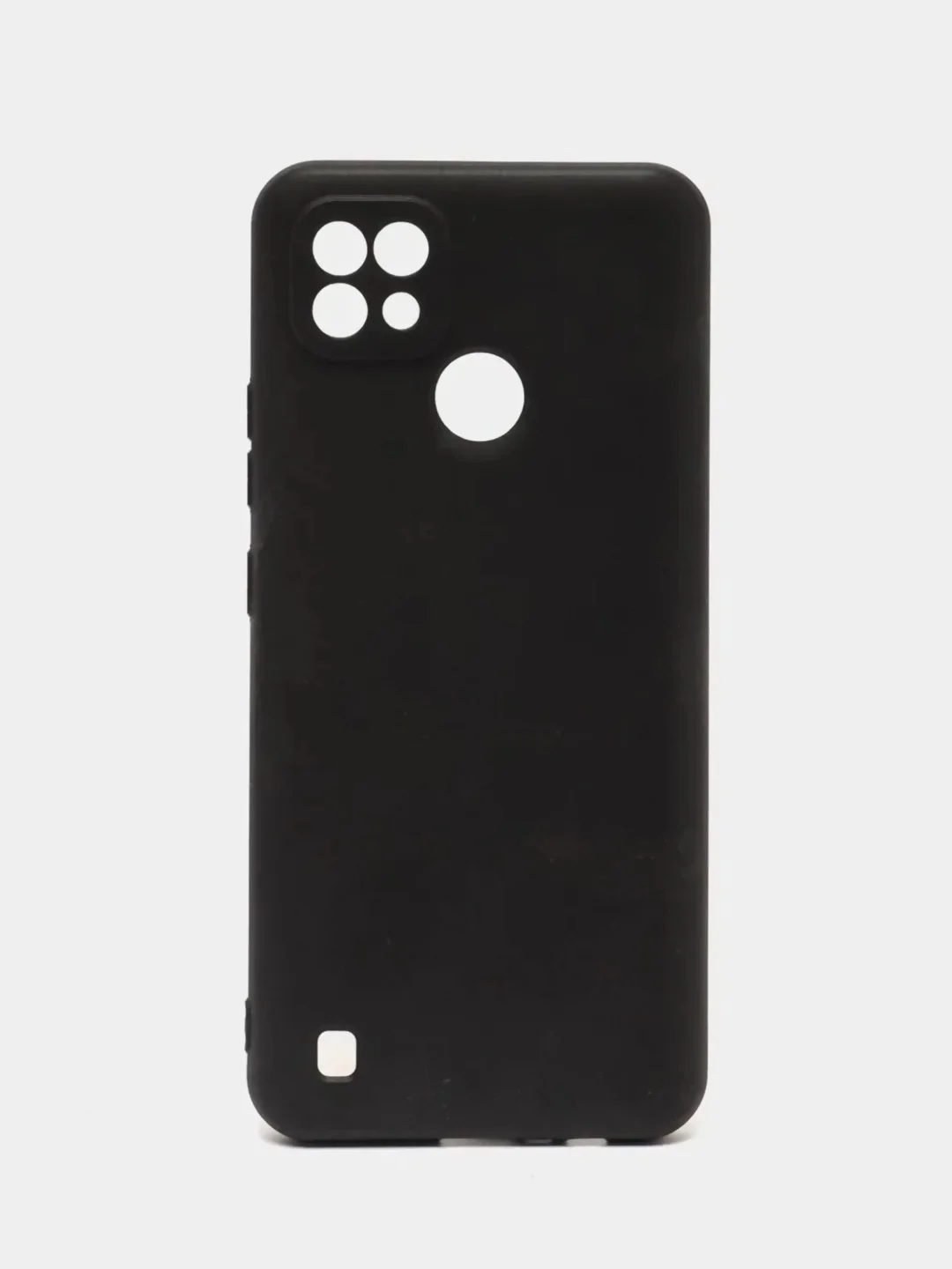 Черный чехол для Realme C21 / C20 / C11 2021 силиконовый