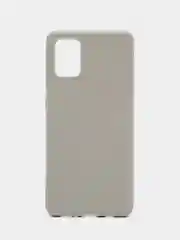Серый чехол Samsung Galaxy A71, силиконовый