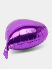 Фиолетовый шар фольгированный "Сердце", 45 см