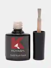 Золотой цветная камуфлирующая база для ногтей маникюра, гель лака "KOYASH" с поталью