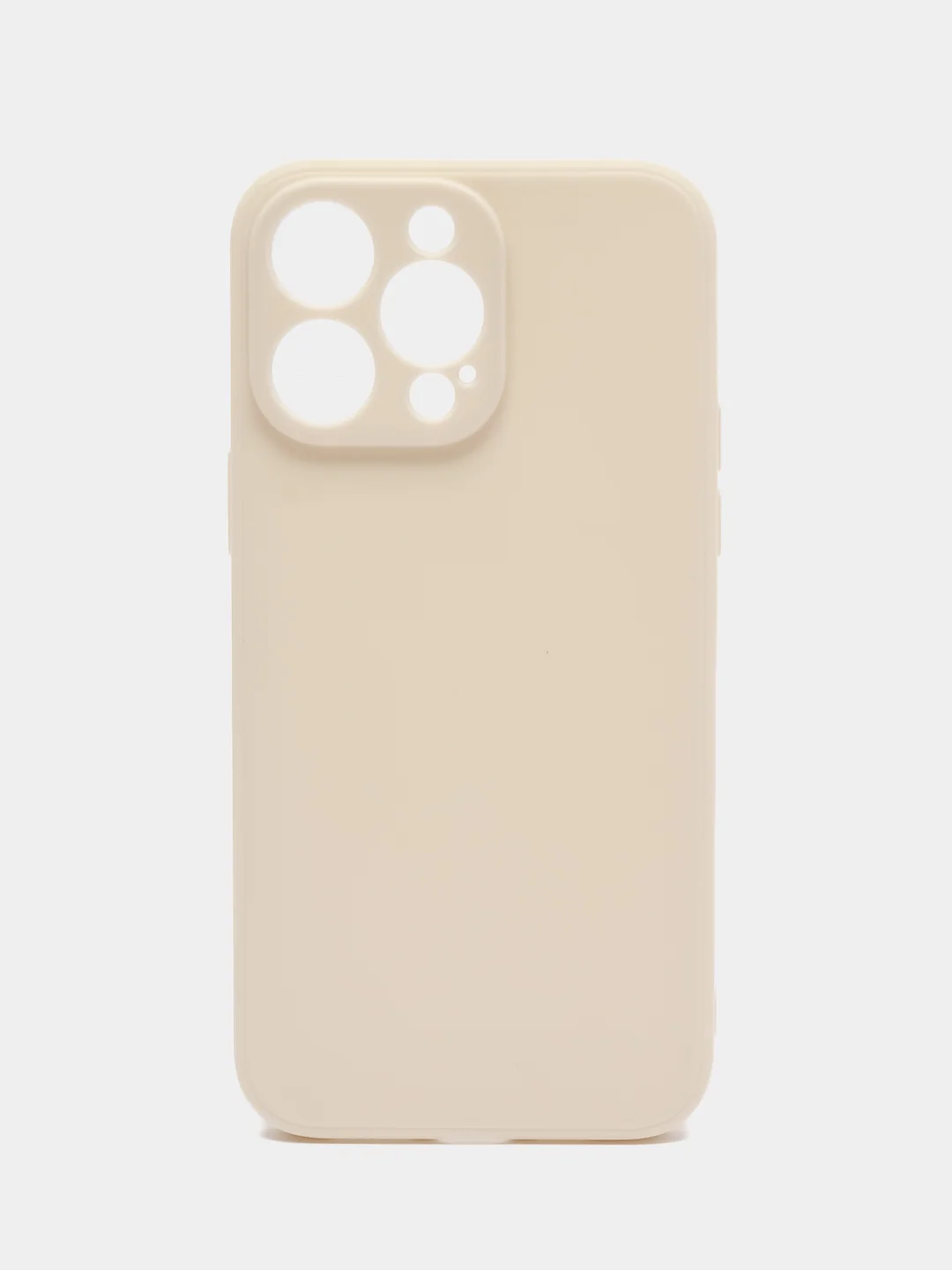 Молочный чехол для iPhone 14 / 14 Pro / 14 Plus / 14 Pro Max (айфон 14) силиконовый