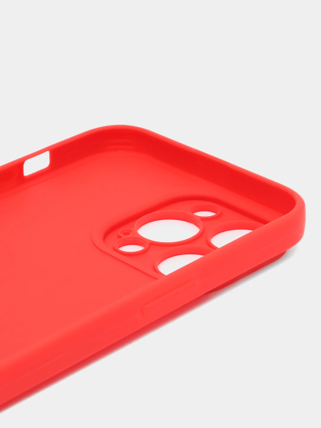 Красный чехол для iPhone 14 / 14 Pro / 14 Plus / 14 Pro Max (айфон 14) силиконовый