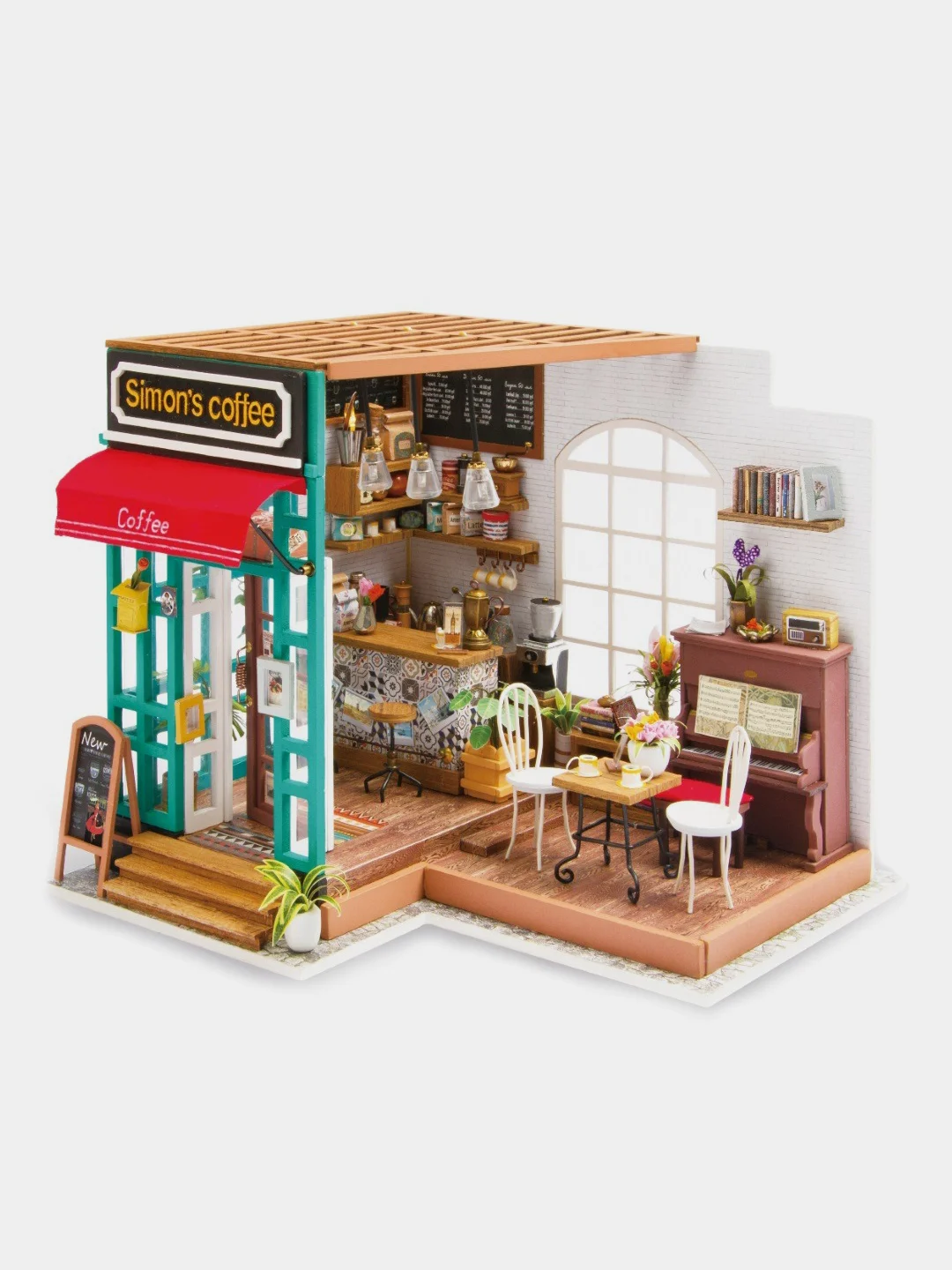 Бордовый 3d конструктор-ночник, DIY