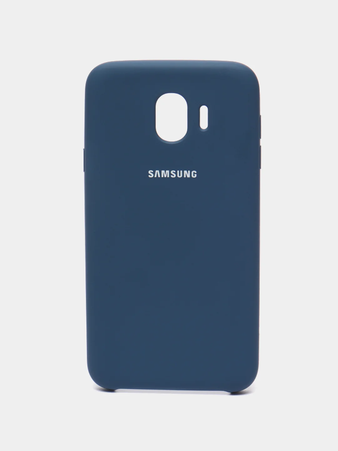Темно-синий чехол Silicone Case для Samsung J8, J7, Prime, J6, J6+, J5, J4+, J4, J3, J2 Pro, J2 Prime