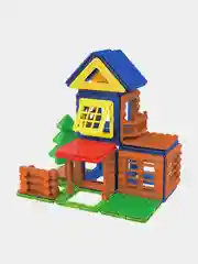 Магнитный конструктор MAGNETIC BUILD BLOCKS-39 "Построй дом", 39 деталей, BRAUBERG KIDS
