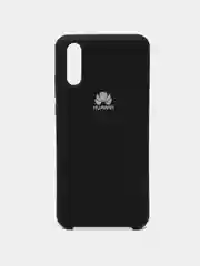 Черный чехол Silicone Case для Huawei P30 Pro, P30, P30 Lite, Mate 20 Pro, P20, P20Lite, Nova 3E