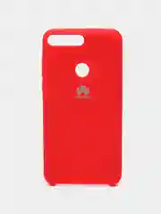 Красный чехол Silicone Case для Huawei Honor 8X, Nova 2 lite, 7C Pro, Y6, Y5, 7A Pro, 7C, 8A, Y9