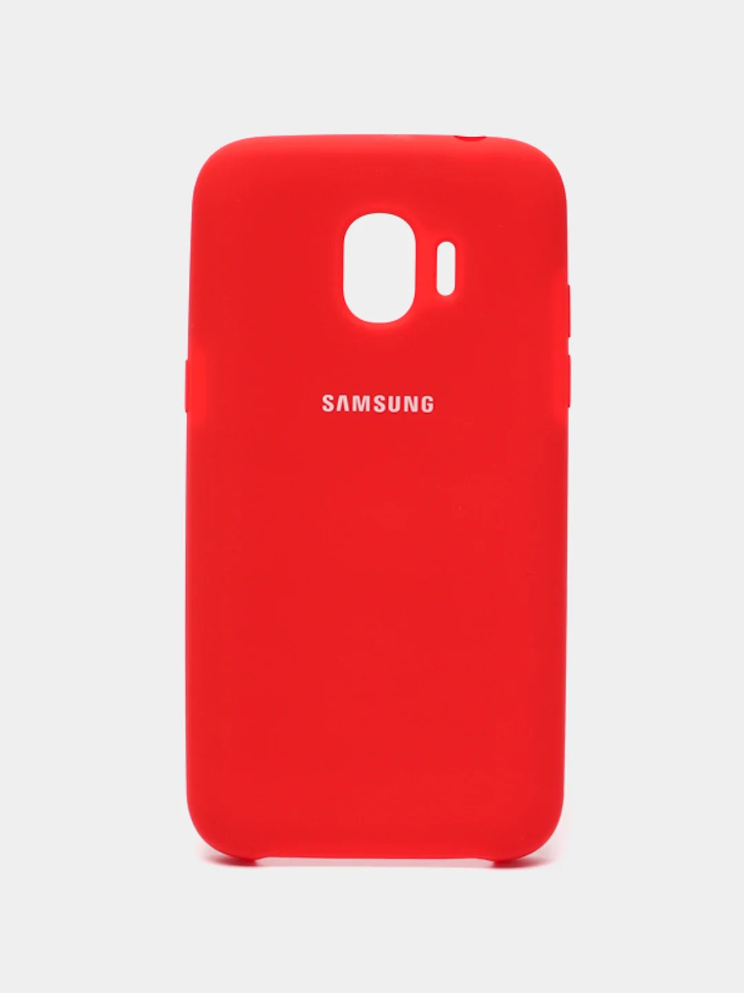 Красный чехол Silicone Case для Samsung J8, J7, Prime, J6, J6+, J5, J4+, J4, J3, J2 Pro, J2 Prime