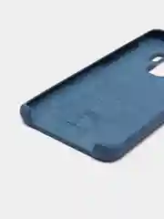 Темно-синий чехол Silicone Case для Samsung S8, S8+, S9, S9+, S21, S21+, S21 Ultra