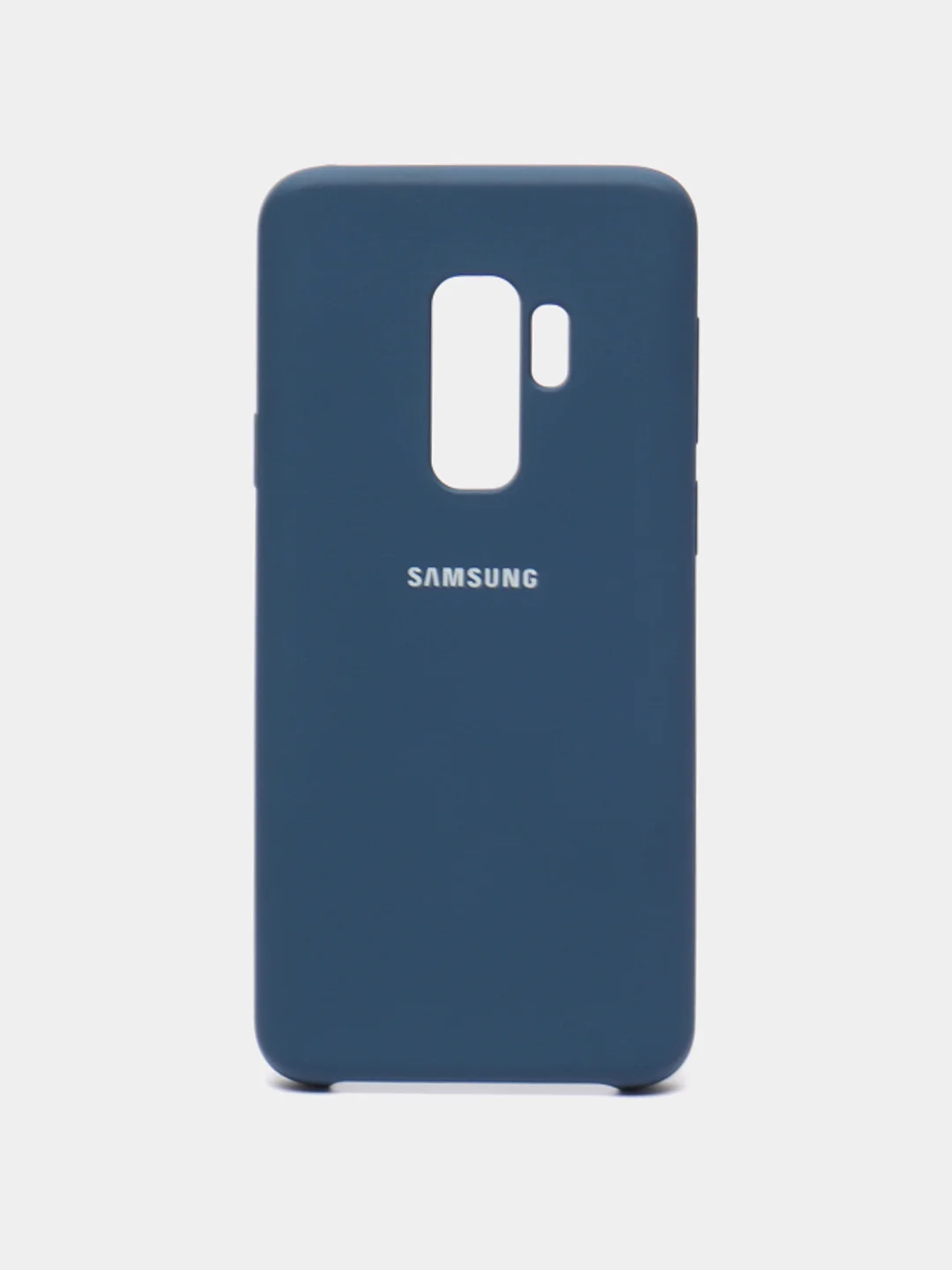 Темно-синий чехол Silicone Case для Samsung S8, S8+, S9, S9+, S21, S21+, S21 Ultra