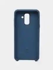 Темно-синий чехол Silicone Case Samsung A9, A8, A8+, A7, A72, A70, A6, A6+, A5, A52, A51, A50
